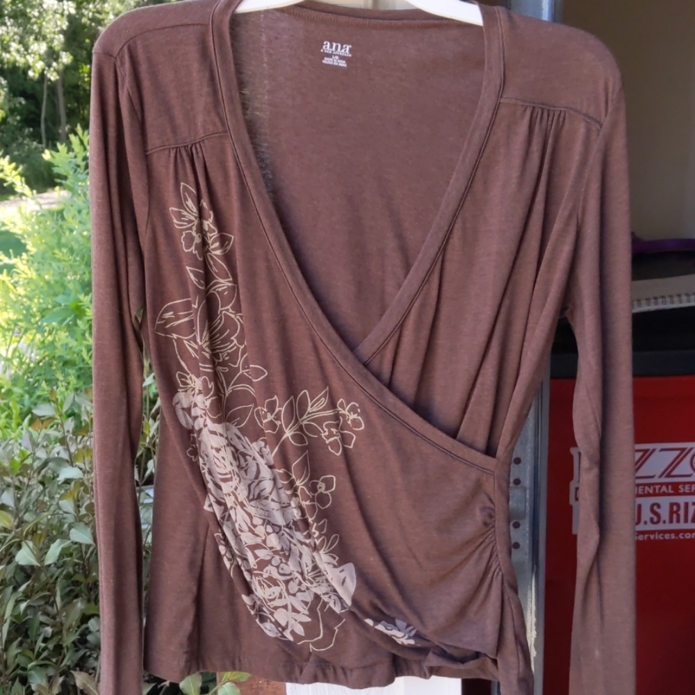 Ana cotton wrap shirt